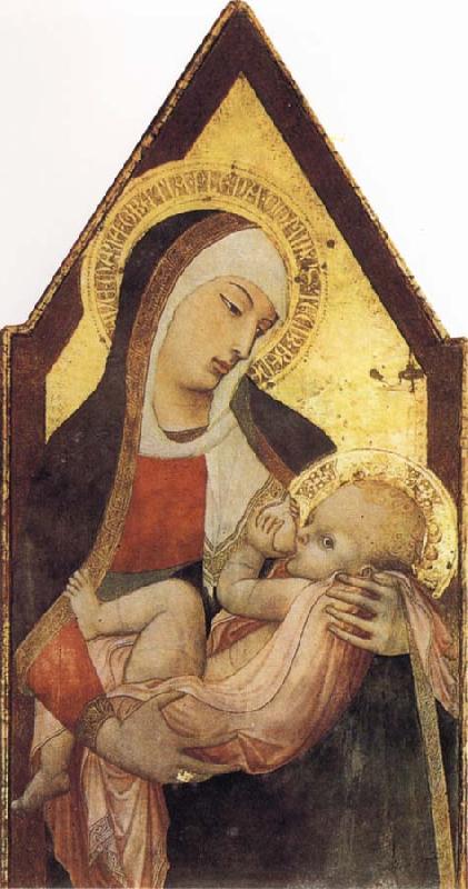 Ambrogio Lorenzetti Nursing Madonna oil painting image